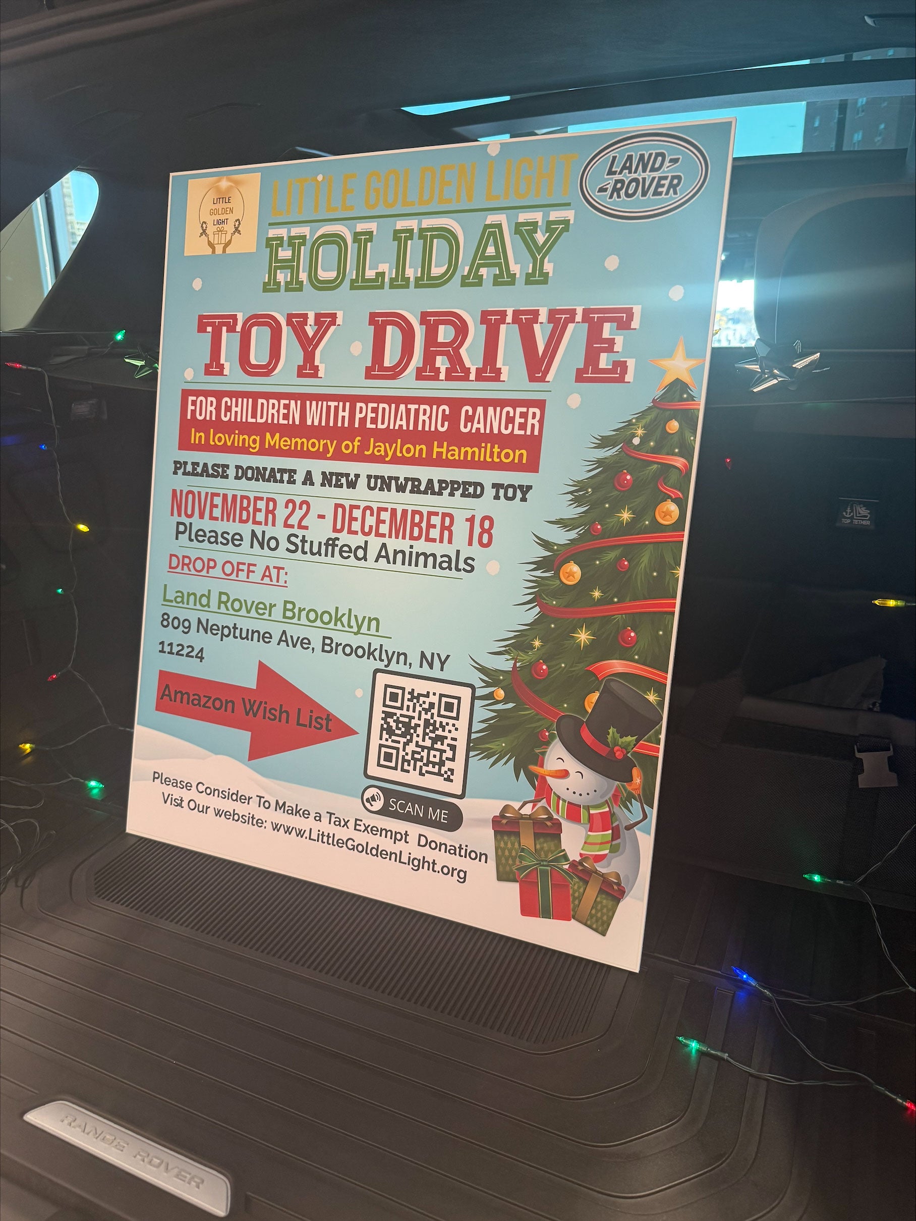 Little Golden Light Holiday Toy Drive 2024- Mercedes-Benz of Brooklyn and Land Rover Brooklyn Partner